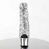 Pleaser - ADORE1008SQ Bottes de plateforme, Pole dance chaussures - Chaussures de pole dance - Couleur argent Product image